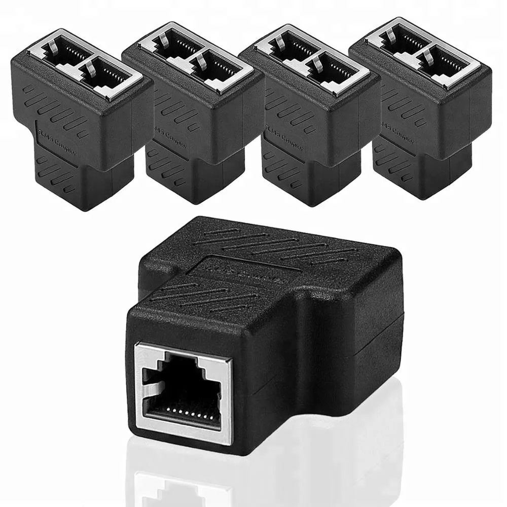 
 Разветвитель rj45 8p8c от 1 до 2  