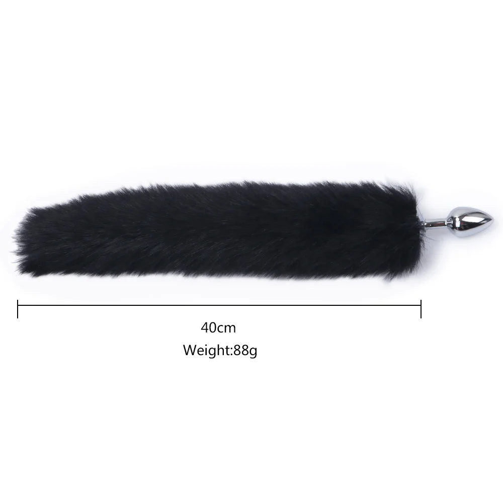 10 Color Stainless Steel Fox Tail Anal Butt Plug, Sexual Show Special Butt Plug Anal Stimulate 10 Color Stainless Steel Fox Tail Anal Butt Plug, Sexual Show Special Butt Plug Anal Stimulate