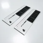 2D Printing Clear Straight Acrylic Eyebrow Sewing Design Ruler Scale For School