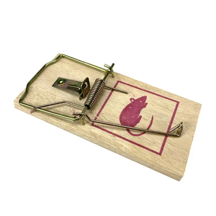 double spring wooden mouse trap smart