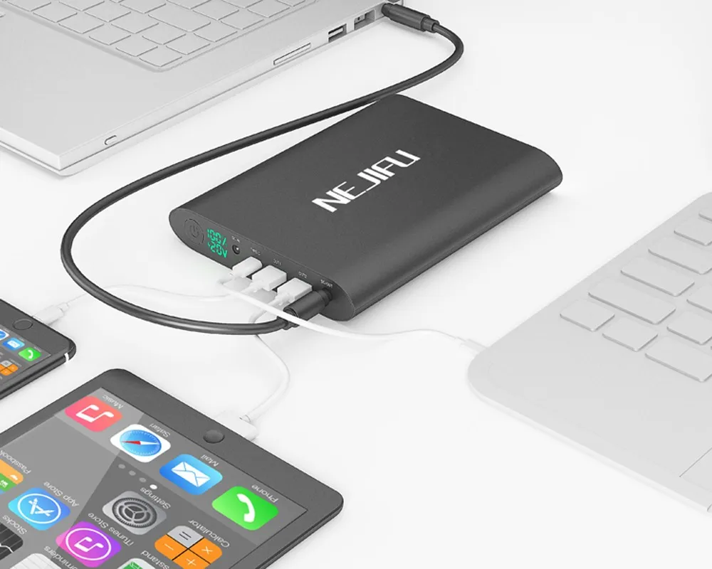 Krisdonia 50000mAh Power Bank, 90W Fast Charging for Laptops, USB