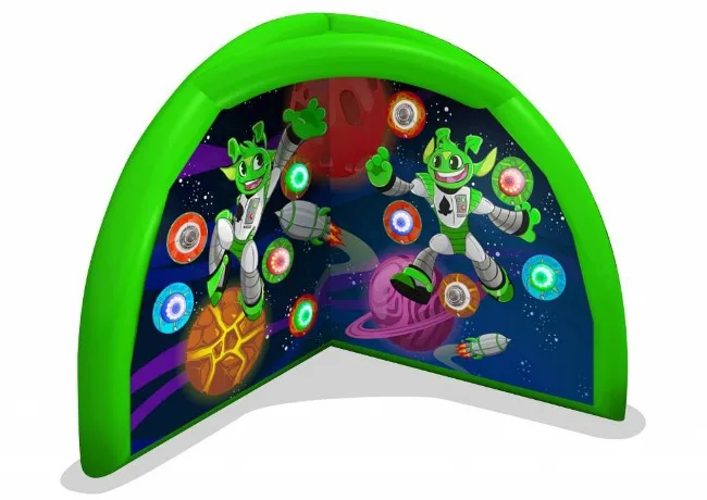 Inflatable Interactive Battle Light Arena Interactive Strike Challenge Games IPS System Game