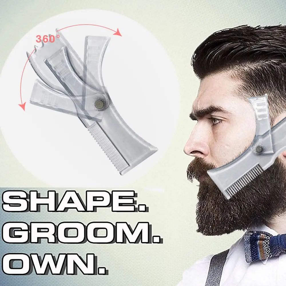 2019 Style Beard Shaping Tool Template For Men -premium Friendly Gift  Package - Best Facial Hair Shaper Instrument Ever Created - Buy Beard  Shaper,Beard Shaping Tool,Beard Shaper Comb Product on 