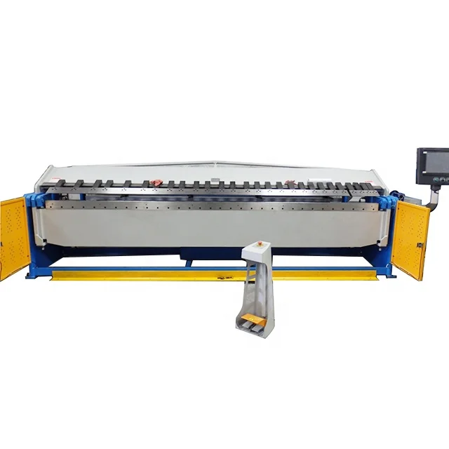 Graphic Control Cnc Sheet Metal Box Pan Folder Metal Roofing Folding Machine