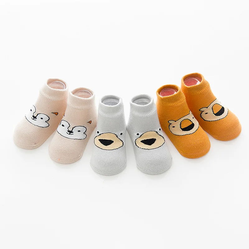 
 Лидер продаж, модные Нескользящие Детские хлопковые носки-трубы с мультяшным рисунком  