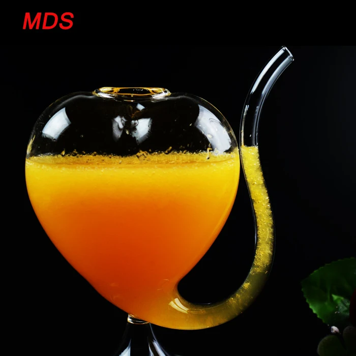 Transparent Creative Handmade Heart Shape Vampire Wine Glass glassware