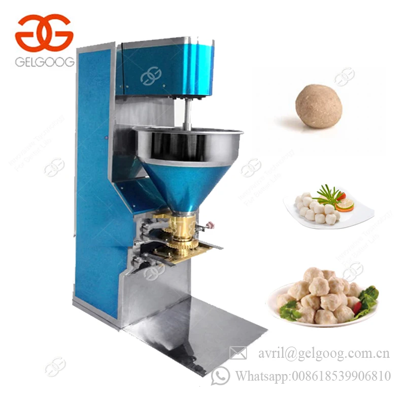 Automatic Electric 60MM Meatball Extruder Forming Processing Machinery Fish Roll Maker Chicken Meat Ball Making Machine for Sale