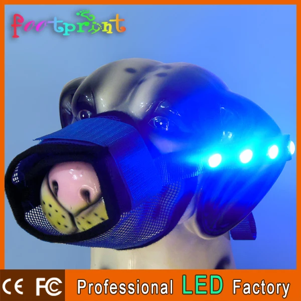 Собака pet рот-муфельные нестандартного размера из светодиодов собака рот