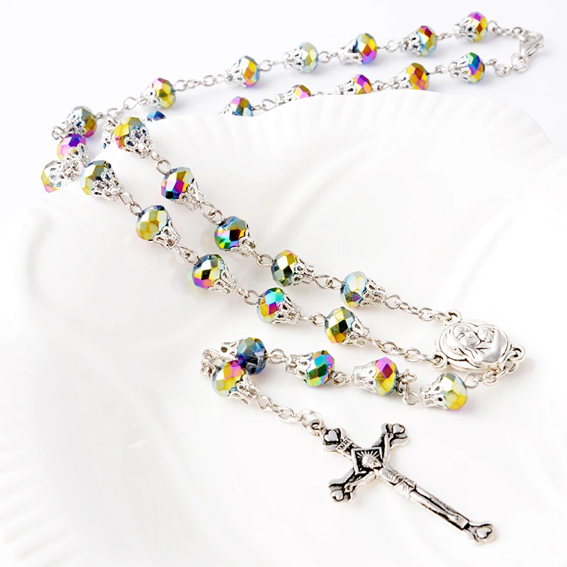 Bead Rosário Católico, artesanal Rosário Bead Cadeia Bulk Custom