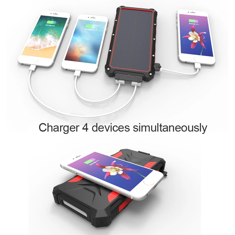 Simultaneous 4-Device Charging Features