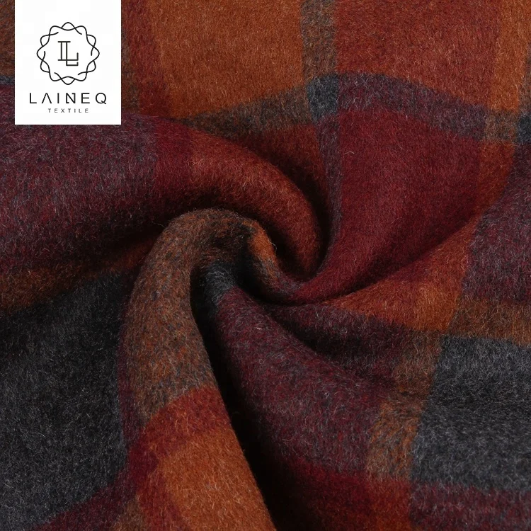 2018 новый дизайн мужская клетчатая Клетчатая Шерстяная ткань в клетку для зимних пальто