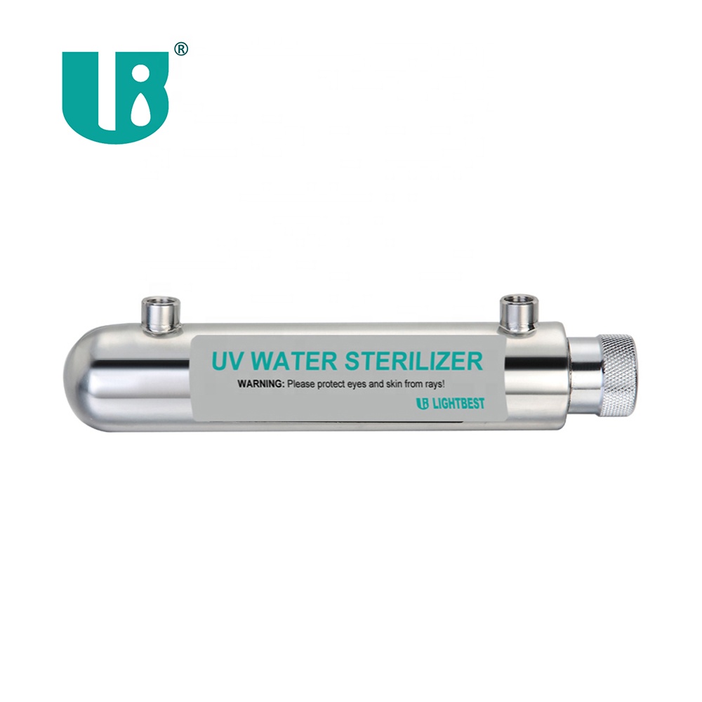 11W 1GPM Uv Water Purifier with Stainless Steel for Kitchen Water Purification with Uv 254nm Lamp Uv Sterilizers for Water