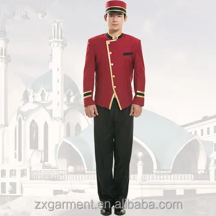 Модная Униформа Bellboy в западном стиле для Concierge Bellboy/униформа для отеля