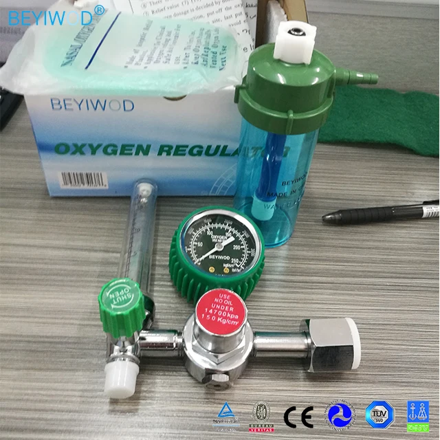 product high quality beyiwod 1 15 lpm 15 liter 150bar medical oxygen regulator for aluminum cylinder-2