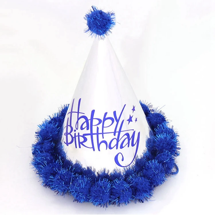 hot sale new style kids multi-colors happy birthday party hat