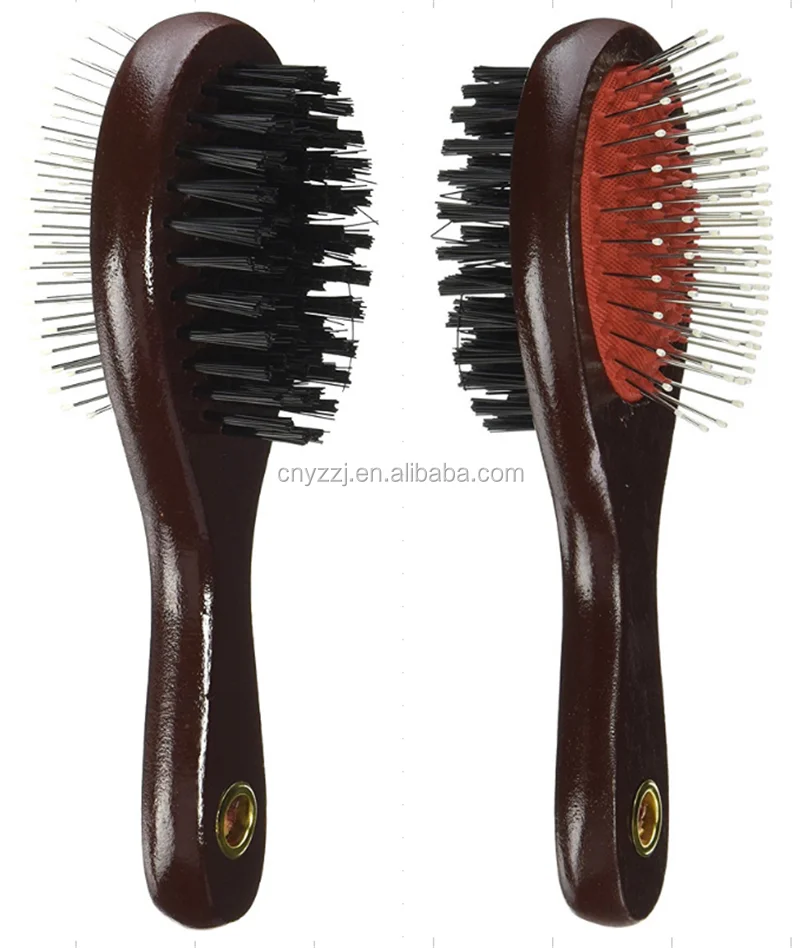 double sided pet brush