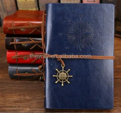 Vintage Leather Writing Notebook Refillable Paper Diary Notebook Classic Daily Use Gifts