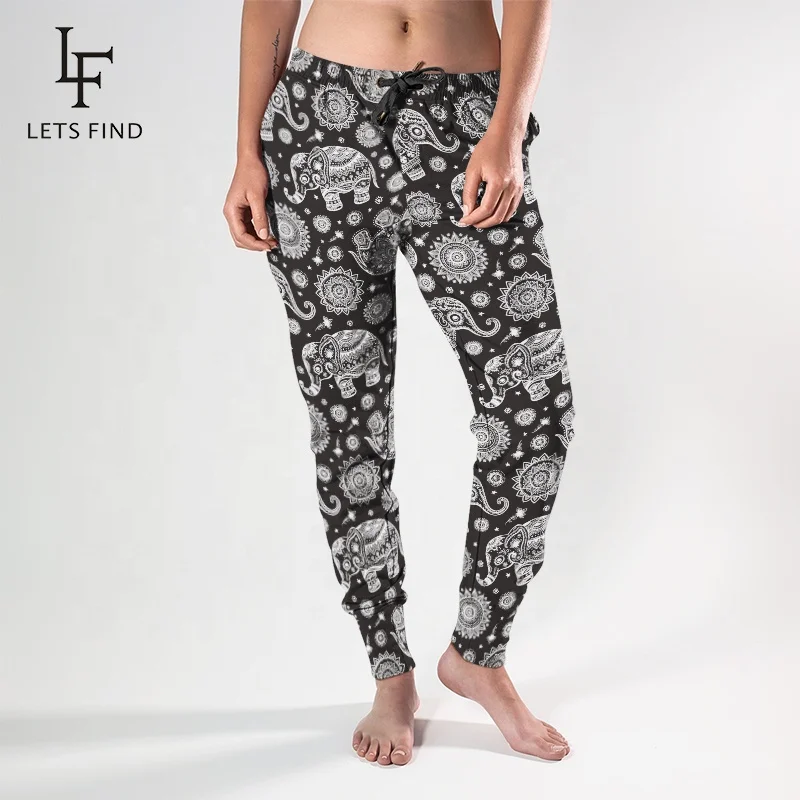 Wholesale Spandex Elephants Patterned 