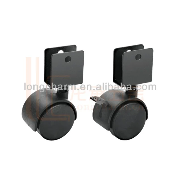 U Bracket Caster Wheel Casters For Sofas Swivel Plate Wheel Caster With