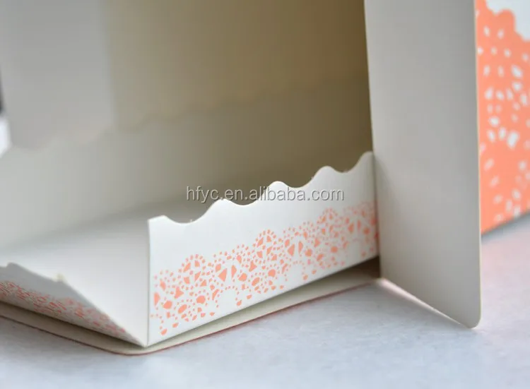 Custom Take Away Card Box Template Wholesale for Cake