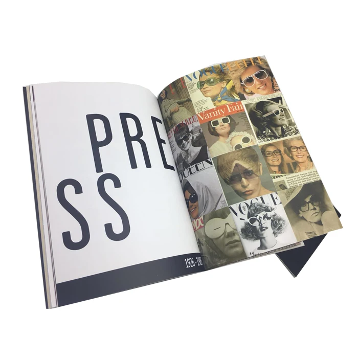 
Дизайн Met Художественная печать журнал, брошюры с прострочкой седла, каталог, буклет 