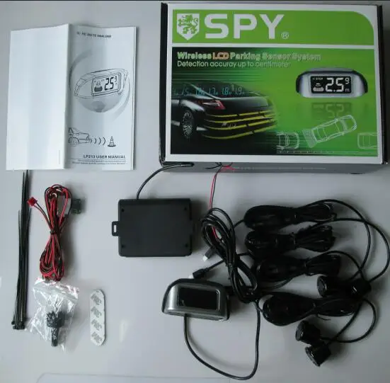SPY A3 Polo Tucson Camry Car Parking Sensor with LCD Connect Sensors System for Front and Rear Car Reverse Aid