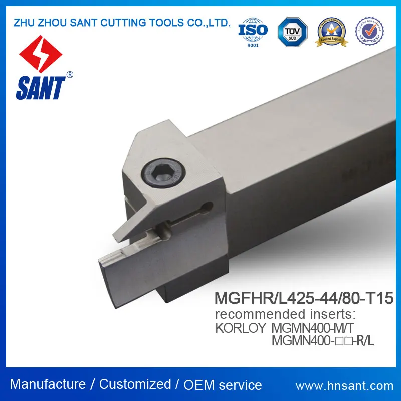 Indexable CNC Cutting Tools Surface Grooving Tool Holder for Lathe Machine