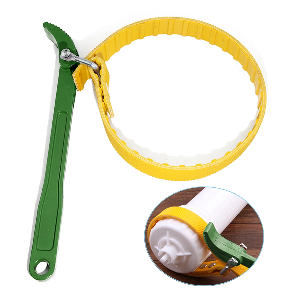 12 Inch Belt Type Adjustable Rubber Oil Filter Strap Wrench