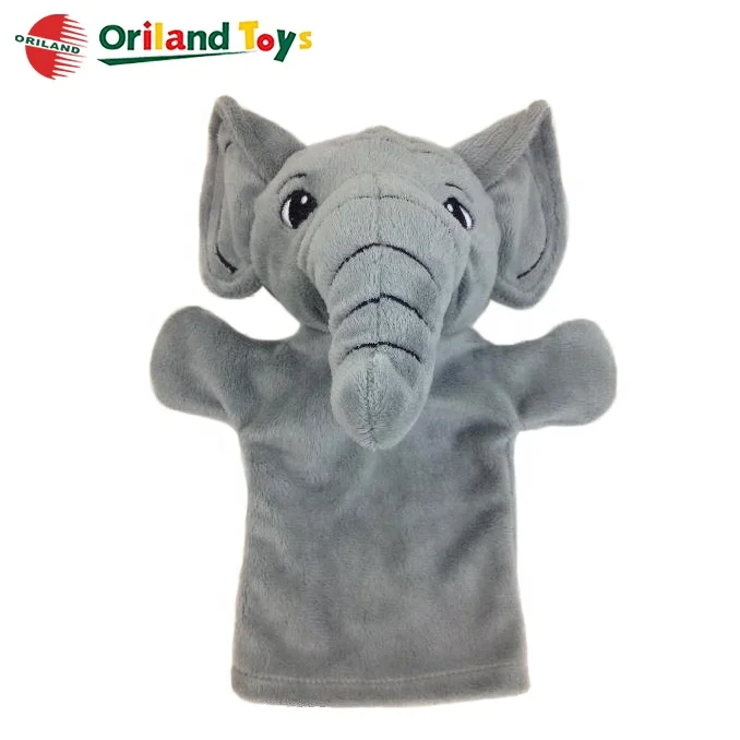 Source Lovely blue elephant calf soft plush stuffed toys hand