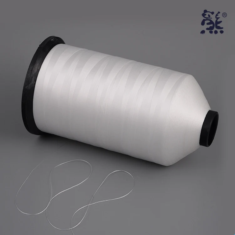 210D/3 белая полиэфирная швейная нить для стеганой