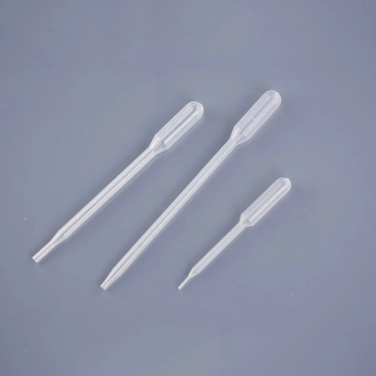 Пластиковая одноразовая переносная пипетка лабораторная
