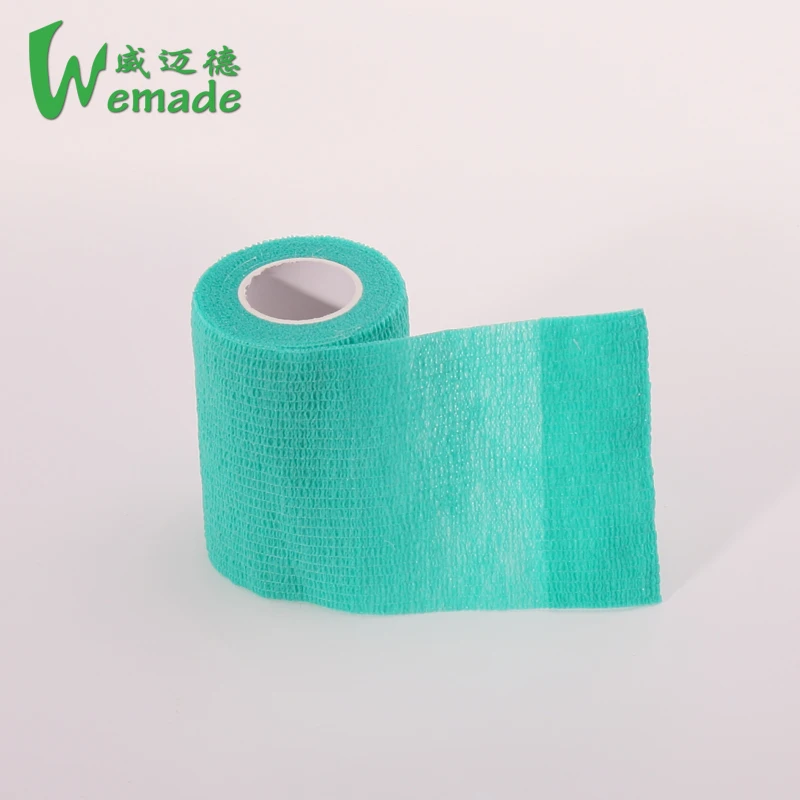 colored gauze bandage