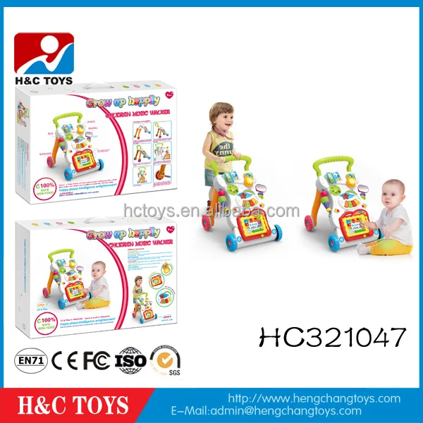 Multifunction New Model Baby Trolley Walker Plastic Baby Walker Car