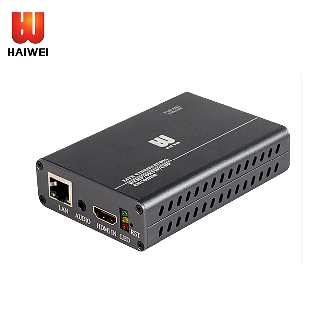
 Haiwei MPEG-4 H.264 AVC мини HDMI к IP видео аудио потокового кодер IPTV HD кодер  