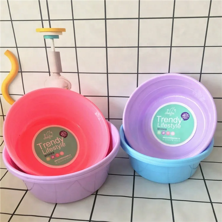 Круглая дешевая пластиковая раковина из полипропилена, пластиковая раковина