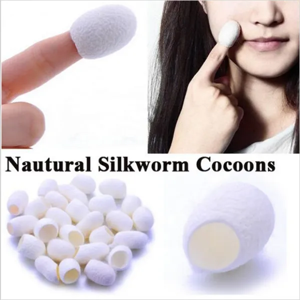 high quality eco-friendly thai silk cocoons for facial scrub