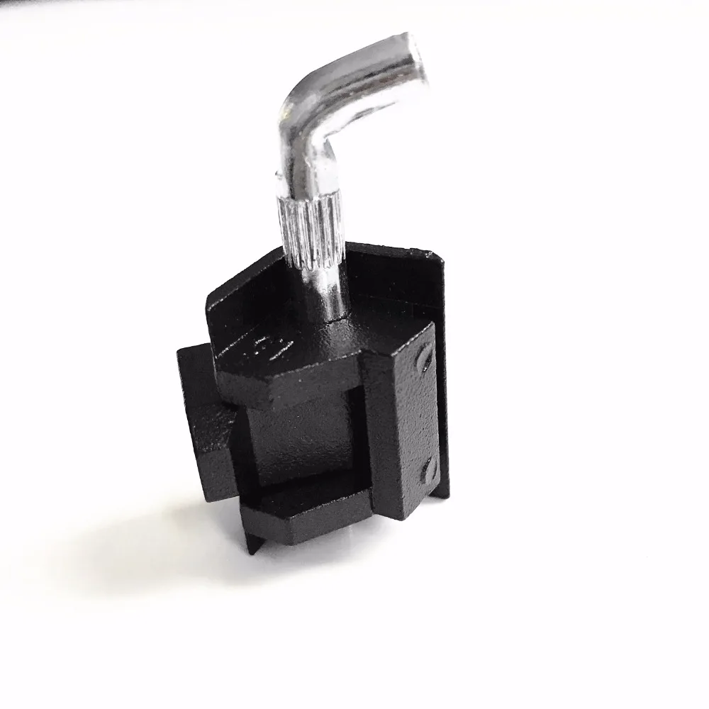 
black powder coated ZDC clip on hinges used on elctronical cabinet JL230 