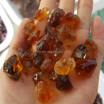 Madagascar 100% Natural Rough Honey Citrine Tumble Stone for Wholesale