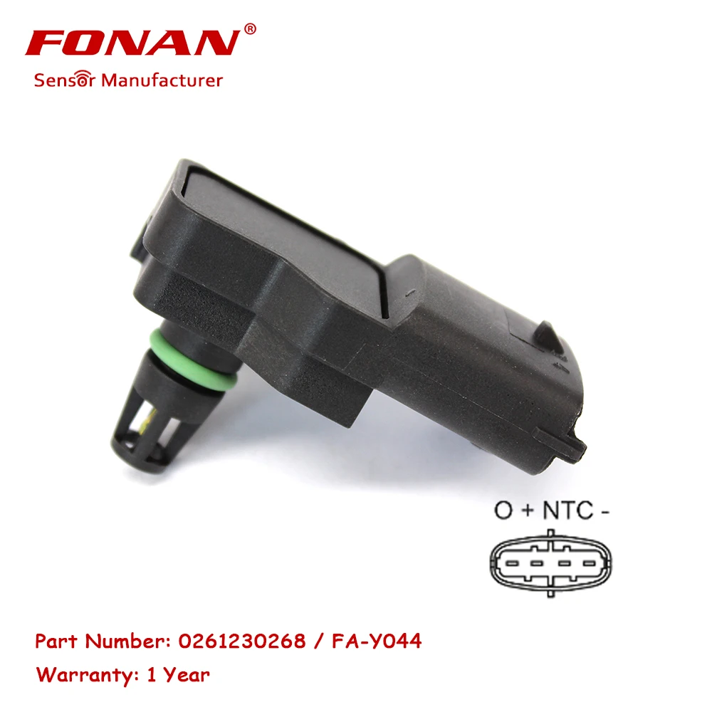 MANIFOLD ABSOLUTE PRESSURE SENSOR MAP for Dodge Fiat GM JAC Jeep 0261230268 0261230030 0261230245 0261230174