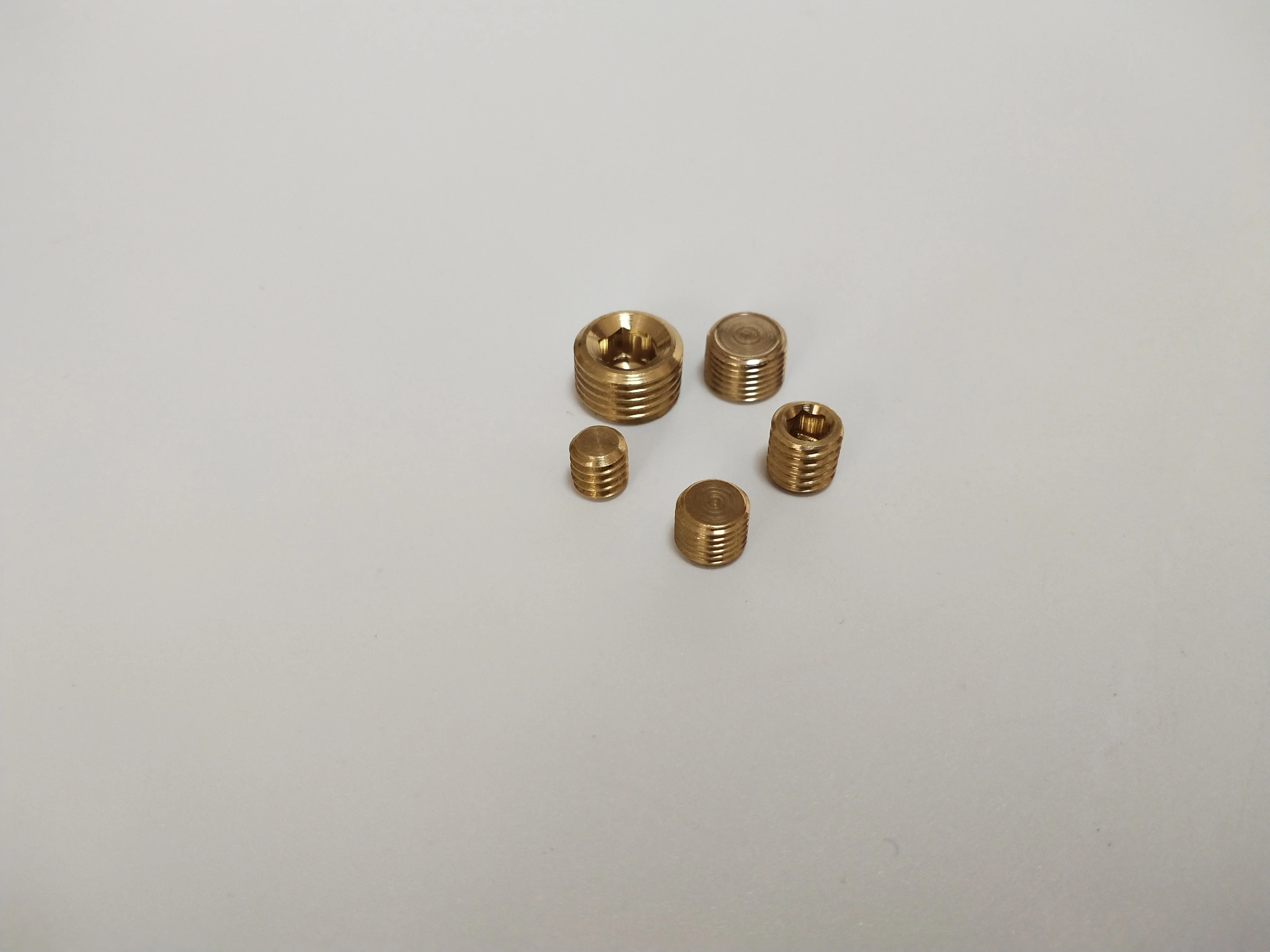 Лидер продаж, латунная потайная Шестигранная розетка 1/8 NPT, штепсельная вилка