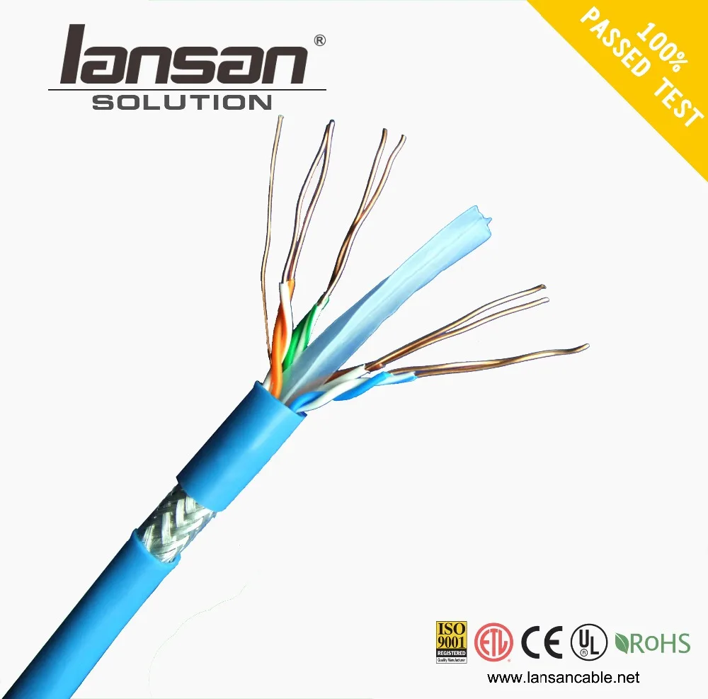 实心裸铜4对awg24 Awg23 Utp Cat5e Cat6 Lan/以太网电缆- Buy 实心裸铜