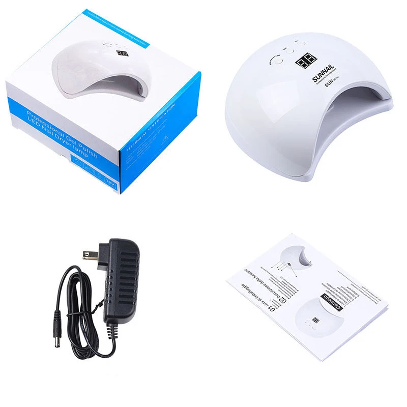 Защита от солнца X1 плюс 24 шт бусины света 50 Вт Мощность лака для ногтей здоровье и безопасность источник 365 + 405nm УФ светодиодная лампа