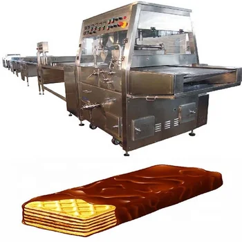 SJP1200 stainless steel chocolate enrobing line/coating machine