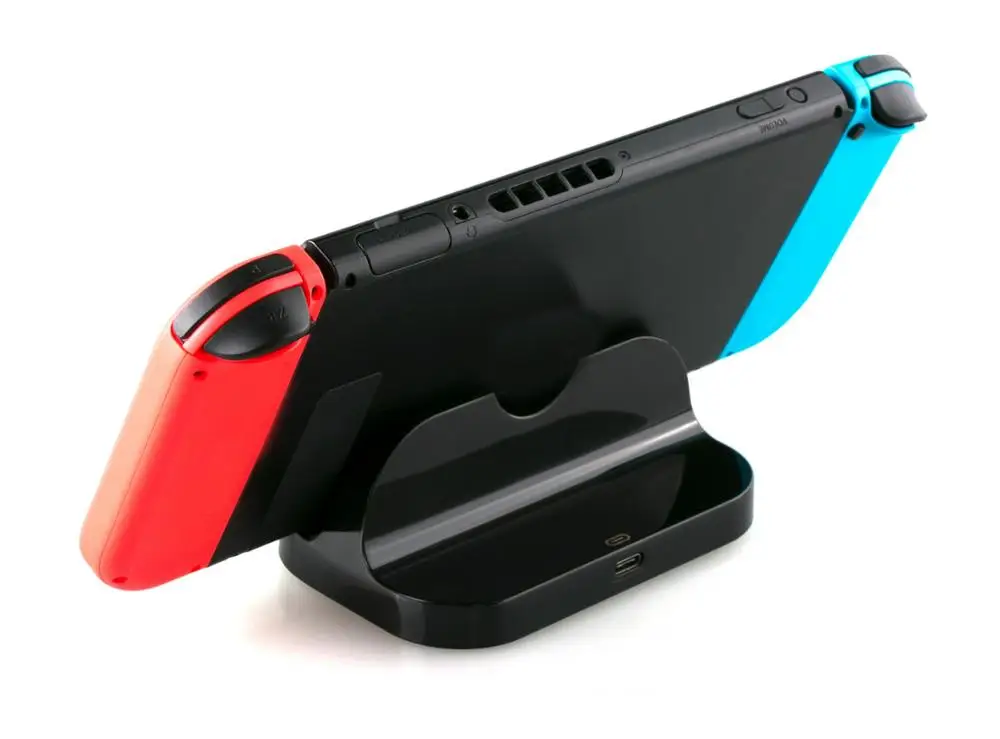 Новая зарядная станция, док-станция, зарядное устройство для консоли Nintendo Switch, черная подставка