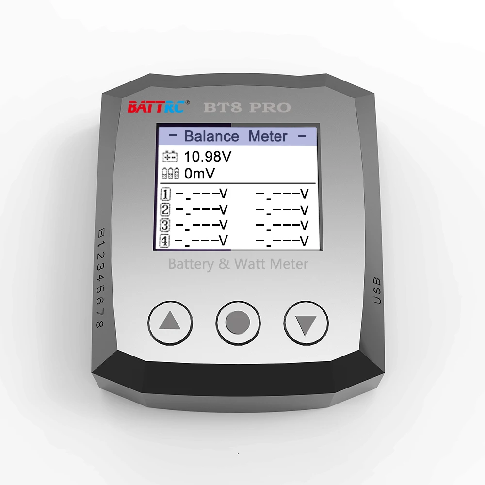 
 Тестер анализатора литий-ионных аккумуляторов 1-8S  