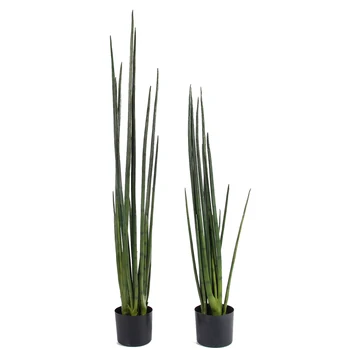 Factory Sale Outdoor Natural Plant Artificial Snake Grass Bonsai for Home