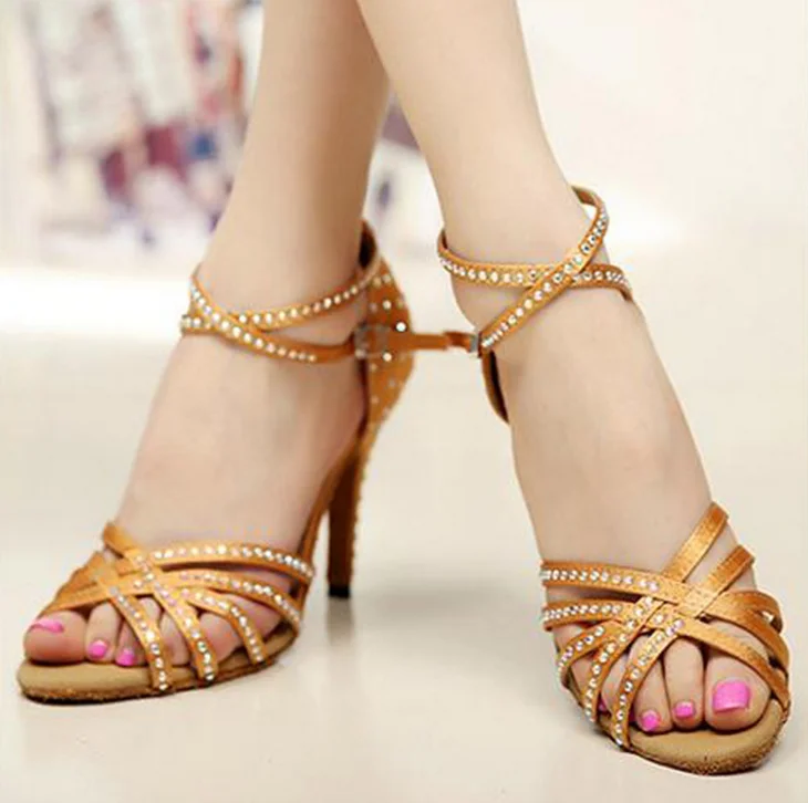 
Женские туфли для латиноамериканских танцев, элегантная обувь для латиноамериканских танцев, модная дешевая китайская обувь 