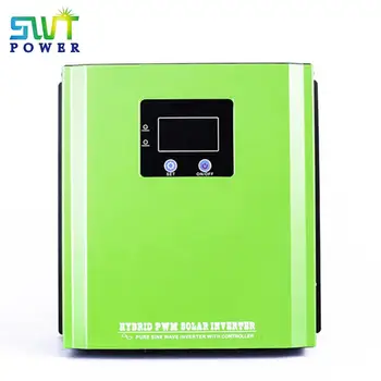 Solar Inverter Low Frequency Off Grid Single LCD Pure Sine Wave 3 Years DC/AC Inverters PWM or MPPT 15A 10-20ms 300*290*150mm