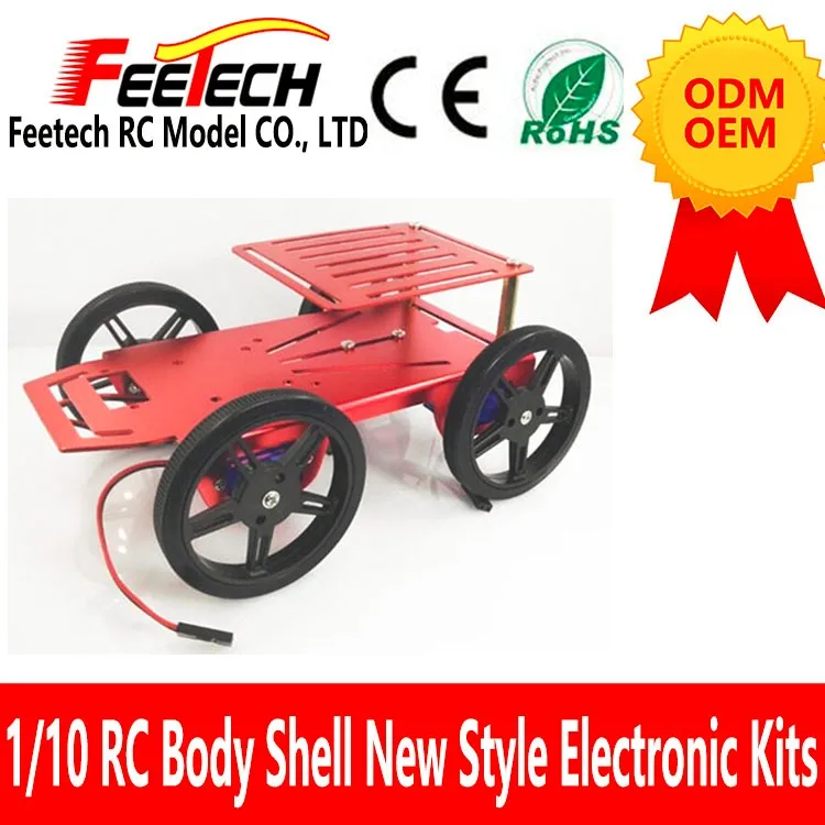2WD Remote Control FIRST Chassis Metal STEAM Education Robot Car Electronic DIY Toy for School Students for Musical Creativity