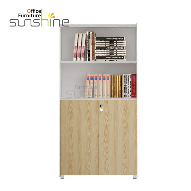 Guangzhou Sunshine Cheap Office Filing Cabinet Wooden Storage Cabinet
